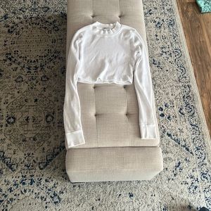 Cotton citizen waffle pattern top . Kinda cropped and size XS